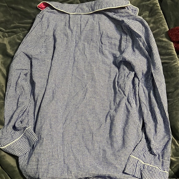 Ralph Lauren button down blouse / long sleeve pajama top - Picture 5 of 5